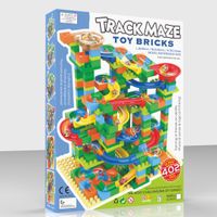 DLA DZIECI ZESTAW  TOR KLOCKÓW Z KULĄ