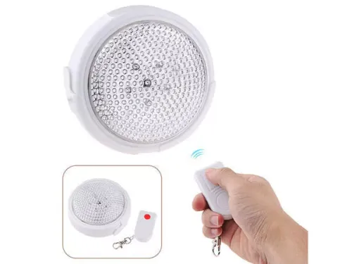 Lampka dotykowa 5 LED z pilotem lampa baterie na Arena.pl