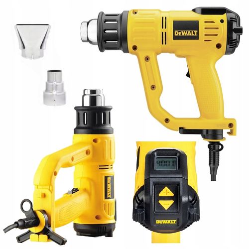 Opalarka 2000W WYŚWIETLACZ do 600 STOPNI 650 l/min 230V DeWALT na Arena.pl