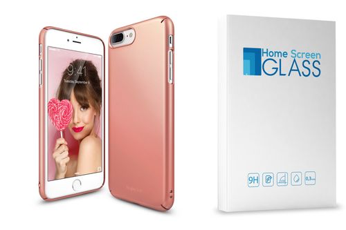 ETUI RINGKE SLIM IPHONE 8 PLUS/7 PLUS + SZKŁO na Arena.pl