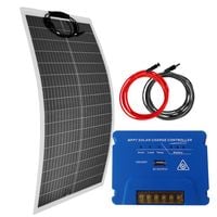 ZESTAW FOTOWOLTAICZNY 150W ELASTYCZNY SOLARNY NA ŁODŹ KAMPER JACHT