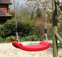 Siedzisko plastikowe huśtawka na linach na plac zabaw