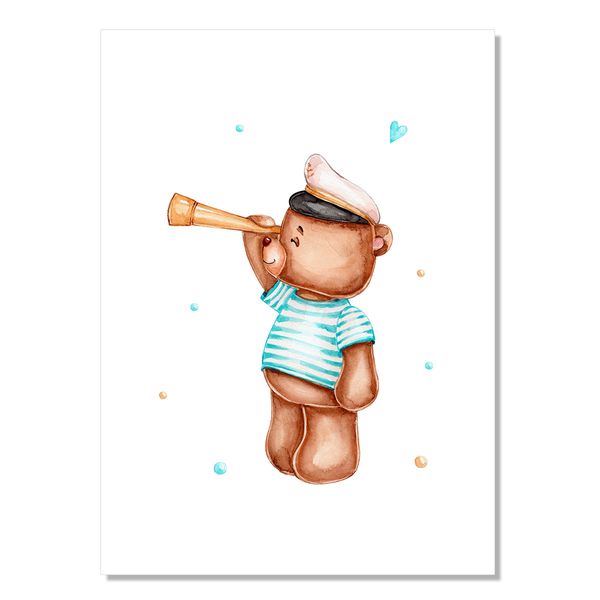 Obraz Miś Z Lornetką zdjęcie 1