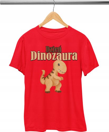 KOSZULKA DZIECIĘCA T-SHIRT - DZIEŃ DINOZAURA NIETYPOWE DNI - L 146-152 na Arena.pl