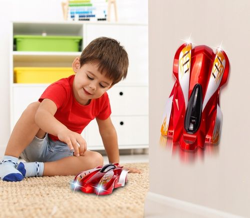 SAMOCHÓD JEŻDŻĄCY PO ŚCIANACH AUTO WYŚCIGÓWKA NA PILOTA ZDALNIE STEROWANE na Arena.pl