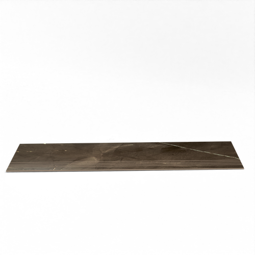 Stopnica gres, brązowy marmur carving z nacięciami antypoślizgowymi 100x30 na Arena.pl