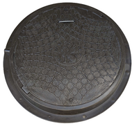 Pokrywa właz do studzienki szamba 5Ton 60cm WL-60/80CA50 czarny