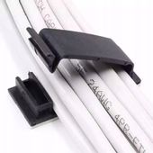 Klipsy organizery do przewodów uchwyty biuro 5 szt