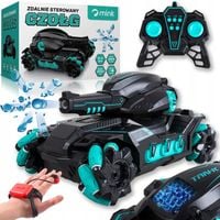 CZOŁG SAMOCHÓD ZDALNIE STEROWANY Z ARMATĄ NA ŻELOWE KULKI 4x4 PILOT I GESTY