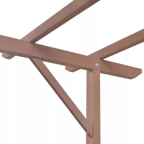 Pergola 2x2x2 m WPC brązowa na Arena.pl