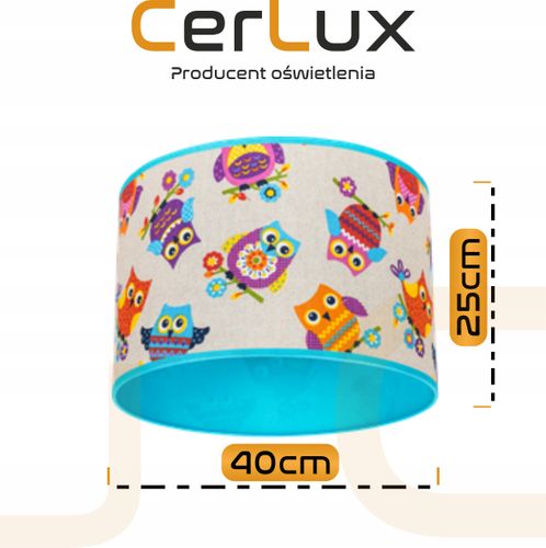 STYLOWY Abażur Dziecięcy 40cm na Arena.pl