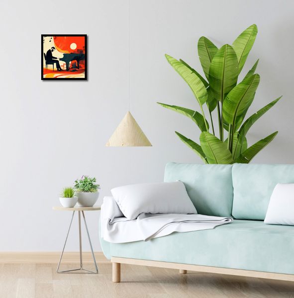 Plakat 30x30cm Pianista zdjęcie 4