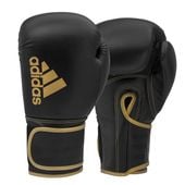 Rękawice bokserskie adidas HYBRID 80 ADIH80 czarno złote 16 oz