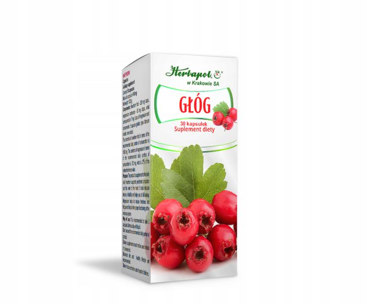 Suplement diety Herbapol Kraków głóg kapsułki 30 zdjęcie 1