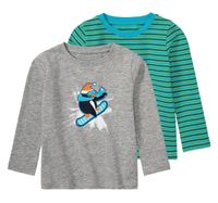 Chłopięca bluzka termoaktywna z długim rękawem 2 sztuki 98-104