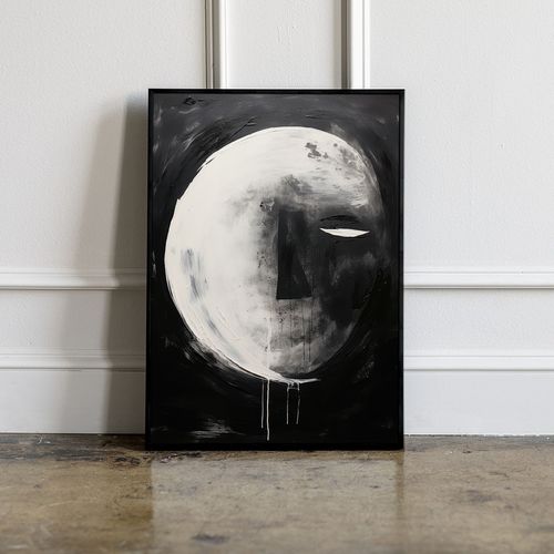 Plakat księżyc twarz 30x40 cm na Arena.pl