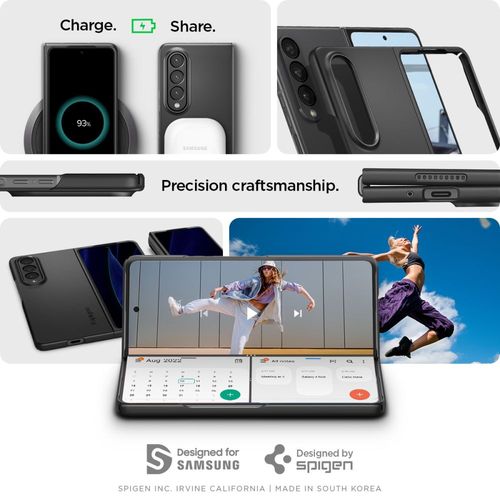 spigen airskin galaxy z fold 4 black na Arena.pl