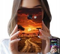ETUI DO SAMSUNG A5 2017 - SAFARI AFRYKA ZACHÓD SŁOŃCA PIĘKNE WIDOK