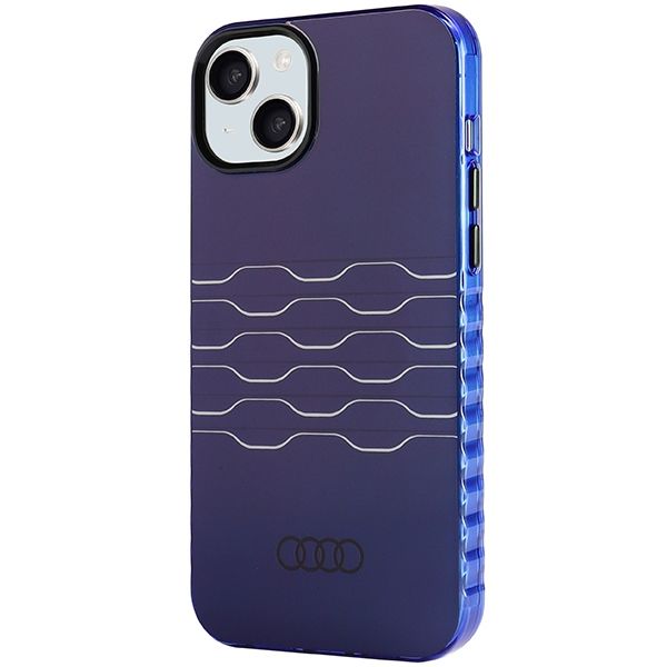 Etui Audi do iPhone 15 Plus, iPhone 14 Plus, Niebieski, MagSafe zdjęcie 2
