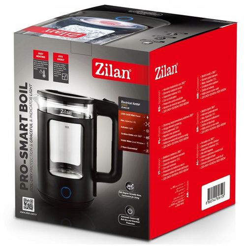 CZAJNIK ELEKTRYCZNY SZKŁO CZARNY 1,5L 1650W na Arena.pl