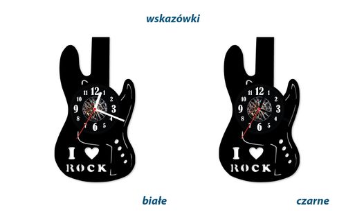 Zegar ścienny z płyty winylowej 262.13 Gitara ROCK na Arena.pl