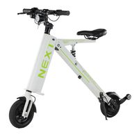 Składany mini skuter elektryczny BILI BIKE NEXT LG biały