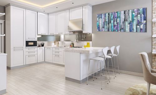 Obraz Na Płótnie - Drapacze Chmur - 150X50 Cm - Ca150X50-3857 na Arena.pl