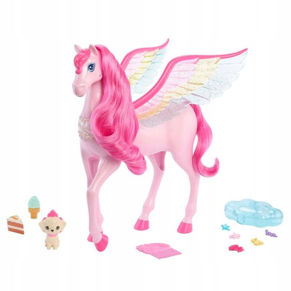 LALKA BARBIE SZCZYPTA MAGII PEGAZ JEDNOROŻEC światło dźwięk zdjęcie 3