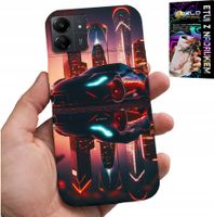 ETUI DO XIAOMI POCO C65 - SAMOCHODY FAN, WZORY DLA MĘŻCZYZN +FOLIA