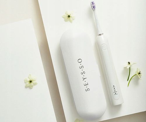 Szczoteczka soniczna SEYSSO Carbon Basic Biała na Arena.pl