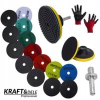 Zestaw tarcze diamentowe do szlifowania polerowaniu ceramiki KD11294