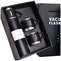 ELEGANCKI TERMOS PRÓŻNIOWY Z KUBKIEM PREZENT DLA MĘŻCZYZNY 3 KUBKI + TORBA
