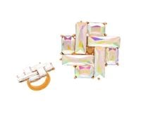 kolorowy pierścionek