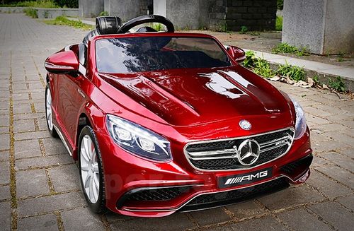 Samochód Mercedes S63 AMG czerwony akum + pilot na Arena.pl