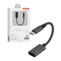 Somostel adapter host OTG Typ-C - Lightning czarny  SMS-BZ14