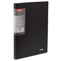 TECZKA OFERTOWA A5 20 PATIO CLEAR BOOK CASE CZARNA