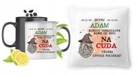 Dla Adama Zestaw Kubek Magiczny + Poduszka Z Nadrukiem Ze Zdjęciem