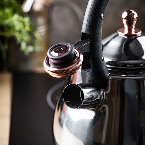 czajnik stalowy z gwizdkiem 2,8l klausberg kb-7776 na Arena.pl