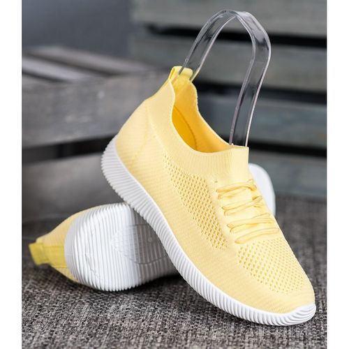 Żółte Ażurowe Buty r.36 na Arena.pl