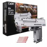 ZESTAW KLOCKI KONSTRUKCYJNE CADA DESERT EAGLE 5 POCISKÓW BROŃ PISTOLET