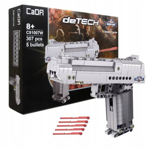 ZESTAW KLOCKI KONSTRUKCYJNE CADA DESERT EAGLE 5 POCISKÓW BROŃ PISTOLET na Arena.pl