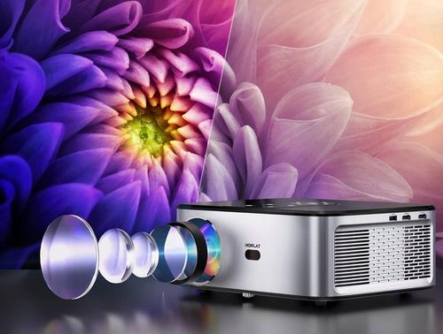 HORLAT T02 Projektor kina domowego 25000 lumenów, Full HD 1080p Android TV na Arena.pl