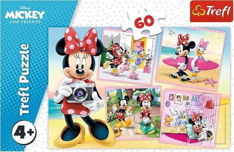 Puzzle 60 Elementów Urocza Minnie na Arena.pl
