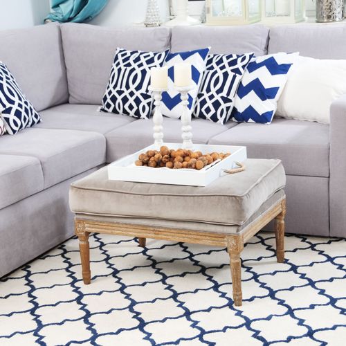 Dywan Moroccan trellis white nav 170x240  D2 na Arena.pl