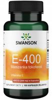 SWANSON Witamina E 400IU MIX TOKOFEROLE młodość