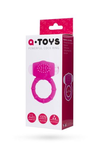 a toys, penis vibroring, silicone, pink, o2.5 cm na Arena.pl