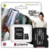 Karta pamięci Kingston micro SD 256GB UHS +adapter