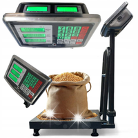 Waga magazynowa CZARNA ELEKTRONICZNA 150KG Dwustronny wyświetlacz LCD
