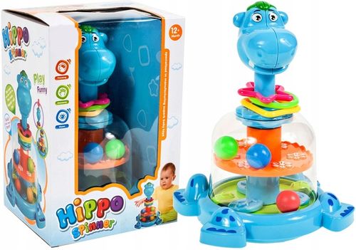 BĄCZEK INTERAKTYWNY SPINNER HIPCIO KARUZELKA Z KULECZKAMI DZIECI NA ROCZEK na Arena.pl