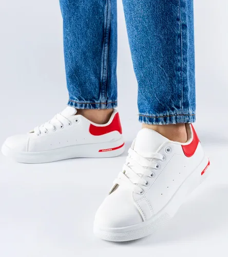 Biało-czerwone sneakersy Leland 37 na Arena.pl